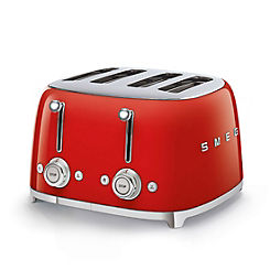 SMEG 4-Slice Toaster TSF03RDUK - Red