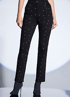 STAR by Julien Macdonald Black Studded Jeans