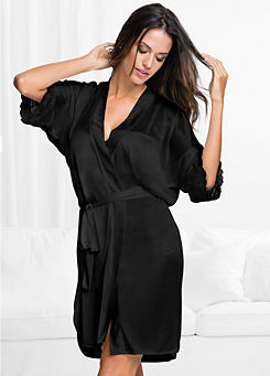 Satin & Lace Dressing Gown