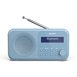Sharp DR-P420(BL) Tokyo Digital Radio DAB/DAB+ & FM with Bluetooth - Blue