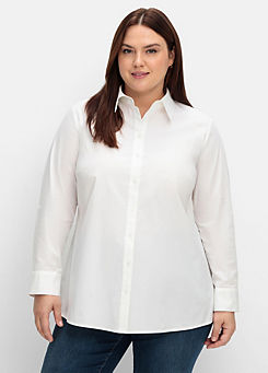 Sheego A-Line Long Sleeve Shirt