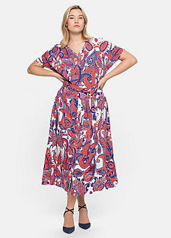 Sheego Paisley Printed Dress