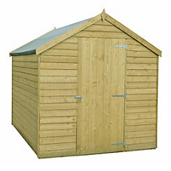 Shire Value Overlap 7 x 5 Pressure Treated Shed - Delivered