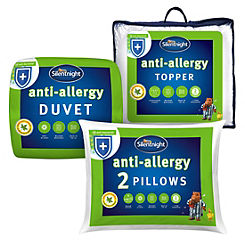 Silentnight Silentnight Anti Allergy Duvet, Mattress Protector & Pillow Bundle