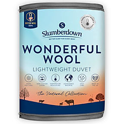 Slumberdown Wonderful Wool Light Summer Duvet