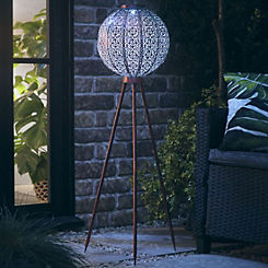Smart Garden Floor standing Trisula Damasque Solar Lantern