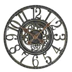 Smart Garden Newby Verdi-Gris Finish Mechanical Wall Clock