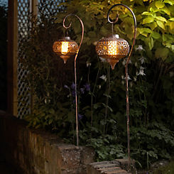 Smart Garden Set of 2 Osman Flaming Lanterns