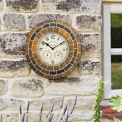 Smart Garden Stonegate Mosaic 14in Clock