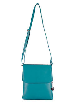 Storm London Alessia Leather Cross-Body Bag - Teal
