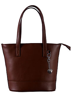 Storm London Elettra Brown Leather Bucket Grab Bag