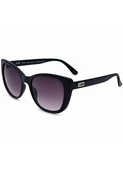 Storm London ’Proclia’ Subtle Cat Eye Sunglasses - Black