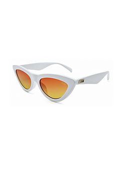 Storm London ’Sostratus’ Fashion Cat Eye Sunglasses - White
