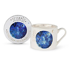 Summer Thornton ’Scorpio Star Sign’ Mug & Coaster Gift Set