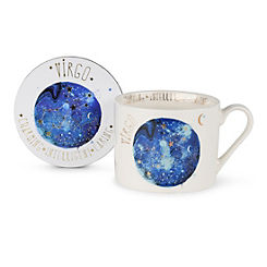 Summer Thornton ’Virgo Star Sign’ Mug & Coaster Gift Set