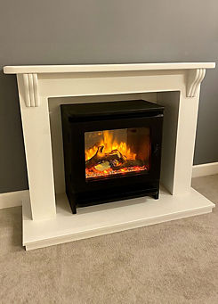 Suncrest Ashby Stove Electric Fireplace Suite