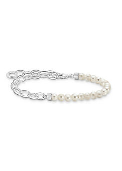 THOMAS SABO Pearl and Silver Bracelet
