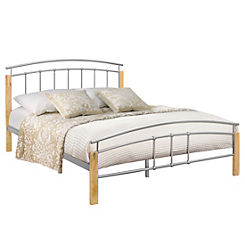 Tetras Metal & Wood Bed Frame
