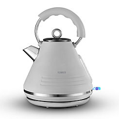 Tower T10074GRY Ash Rapid Boil Pyramid 1.7L Kettle - Grey & Chrome