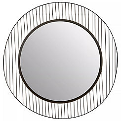 Trento Linear Lines Frame Wall Mirror