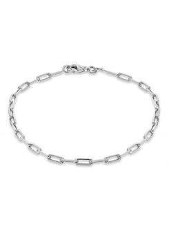 Tuscany Silver Sterling Silver Paper Chain Bracelet 2.7mm