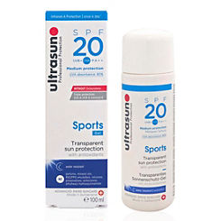 Ultrasun SPF20 Sports Gel - 100 ml