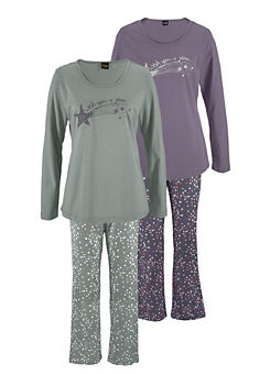 Vivance Dreams Pack of 2 Pyjamas