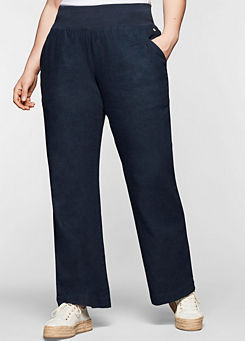 Wide Elasticated Trousers
