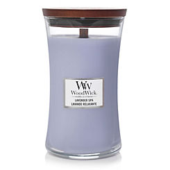 Woodwick® Large Hourglass Jar Lavender Spa