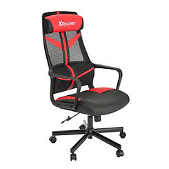 X Rocker Helix Office PC Gaming Mesh Chair - Red