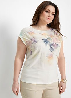 bonprix Floral Jersey T-Shirt