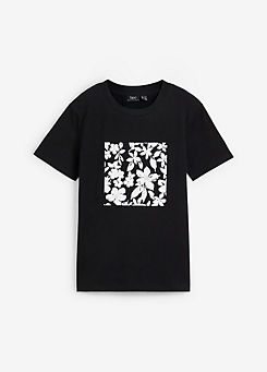 bonprix Flower Print T-Shirt