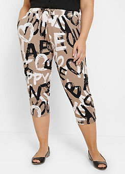 bonprix Graffiti Print Jersey Trousers