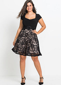 bonprix Lace Skirt Dress