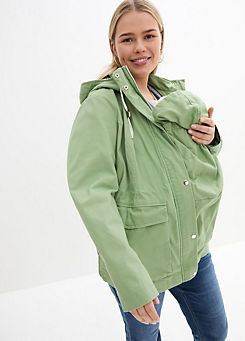 bonprix Light Maternity Jacket with Baby Pouch