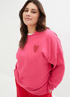 bonprix Love Print Sweatshirt