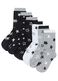 bonprix Pack of 6 Pairs of Socks