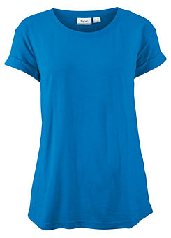 bonprix Short Sleeve Boxy Fit Cotton T-Shirt