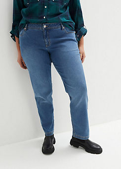 bonprix Straight Leg Vintage Look Jeans