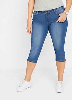 bonprix Stretch Capris Jeans