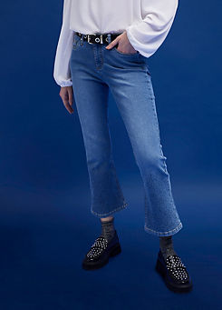 bonprix Studded Denim Jeans