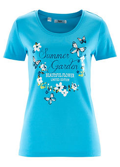 bonprix Summer Garden Print T-Shirt
