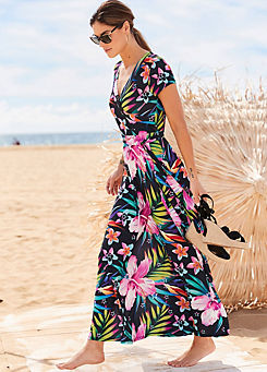 bonprix Tropical Maxi Dress