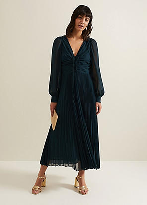 英国発【Phase Eight】Cilla フローラル シャツドレス Cilla Floral Shirt Midi Dress | Phase Eight ROW |