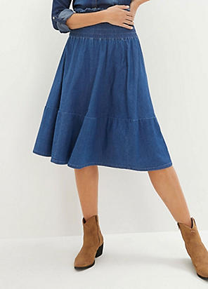 Monsoon Ava A-Line Ponte Skirt