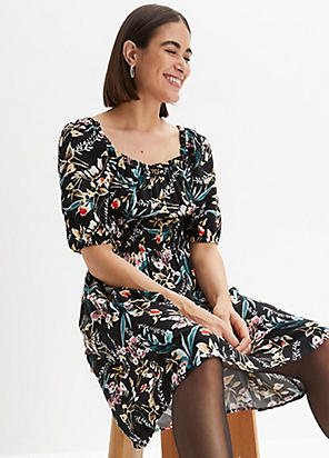 bonprix Floral Tunic Dress