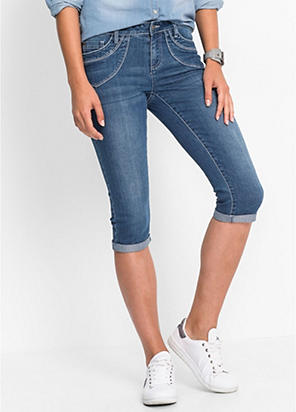 Stretch hot sale jean capris