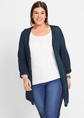 Longline Jersey Cardigan by bonprix