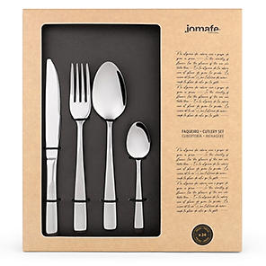 Viners Select 4-Piece 18.0 Gray Pastry Fork Set