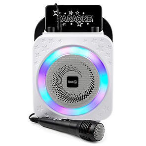 RockJam K Pop Rechargeable Bluetooth Karaoke Machine with Wireless